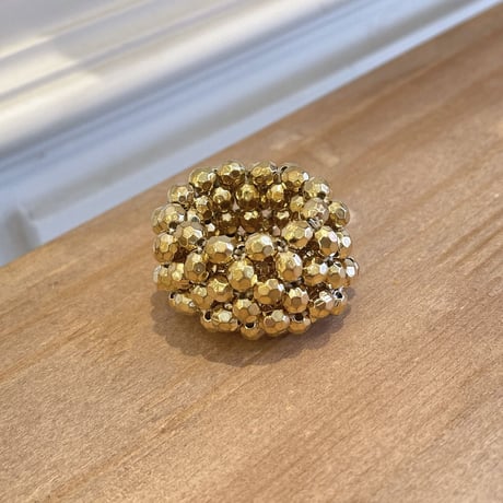 Metal ball beads Hair tie（Gold）/ HA-068