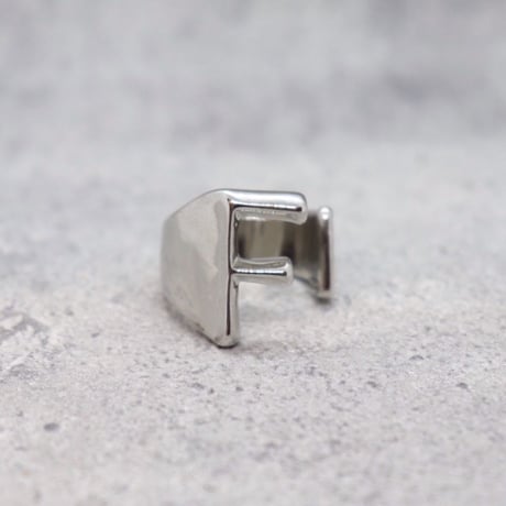 Initial ring（SILVER / F） /  2100-RGSL045