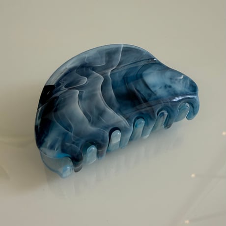 2606HA0089(S)/ Marble color Hair Clip（Blue）