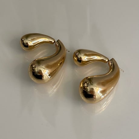 2403PR0664 /  Double drop design Pierce（Gold）