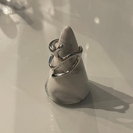 2312RG0361 / Brunch curve ring（Silver）