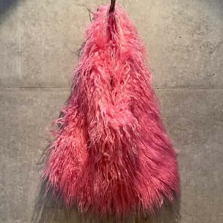 2509BG039(S) / Monster fur Tote Bag (Mint Green)