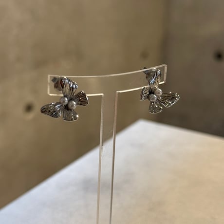 2503PR0768 / mini butterfly  pearl Pierce（Silver）