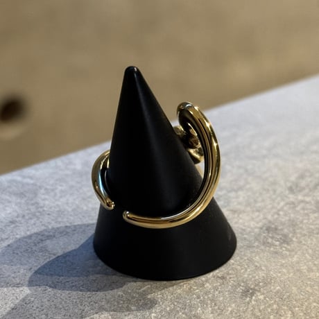 2510RG0685 / Length wave design Ring（Gold）