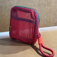 2504GS037(S)/ Multi Mesh Pouch (Pink×Pink)