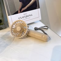 23SSGS003 / 2way handy fan（Beige）