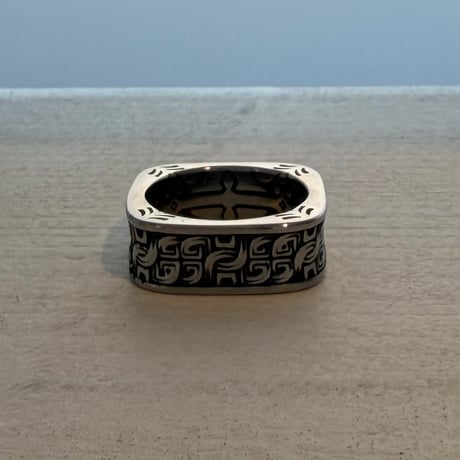 2605RG0785 / Vintage square ring（Silver）