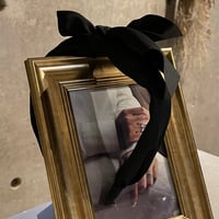2503HA0061（S）/ Center Ribbon headband（Black)