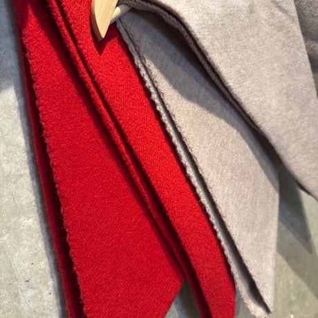 2509GS042(S)/Knit Triangle Stall(Red)