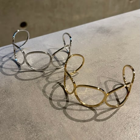 2505BR0083 / Circle design bangle（Gold）