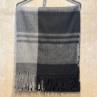 2511GS052(S)/ Check Stole（Black CK)