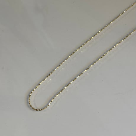 2405NC0249 / Twist chain necklace / Silver925（Gold）