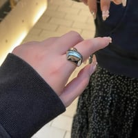 2404RG0447_B / Heart smooth ring（Silver）