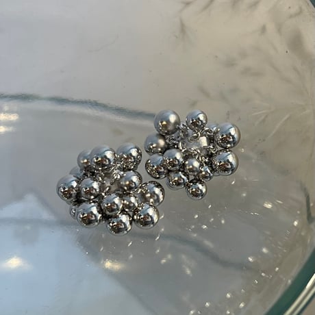 2405PR0713 / Mini metal ball pierce （Silver）