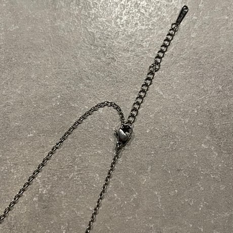 2502NC0287 / Teddy bear motif Necklace（Silver）