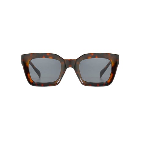 【 Select 】Vintage Retro Square Hollows Design Sunglasses (Leopard)
