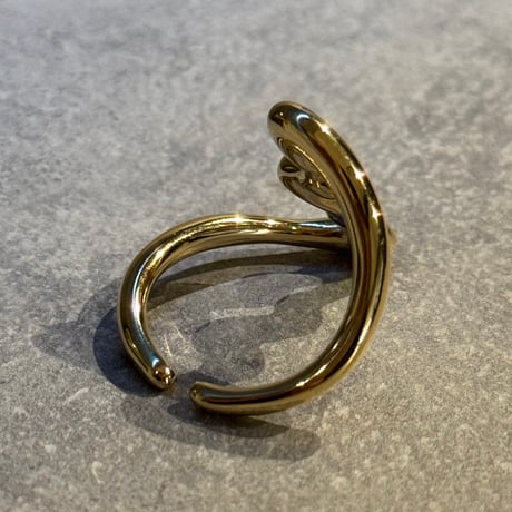 2510RG0685 / Length wave design Ring（Gold）