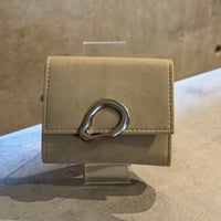 2509GS040(S)/ Point Tri-fold Wallet（Beige)