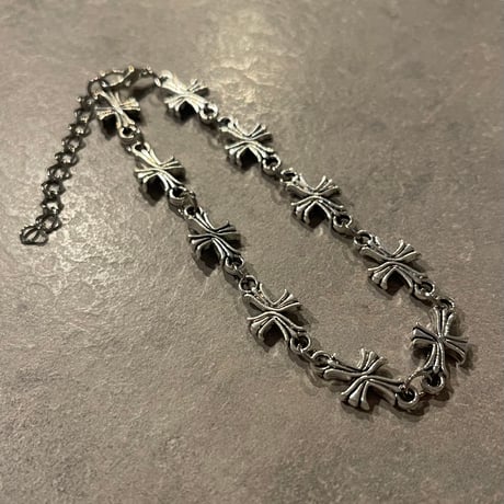2510BR0098 / Cross chain Bracelet（Silver/20cm）