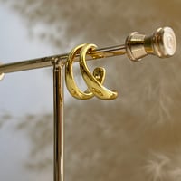 2403EC010 / Layer asymmetry line Ear Cuff（Gold）