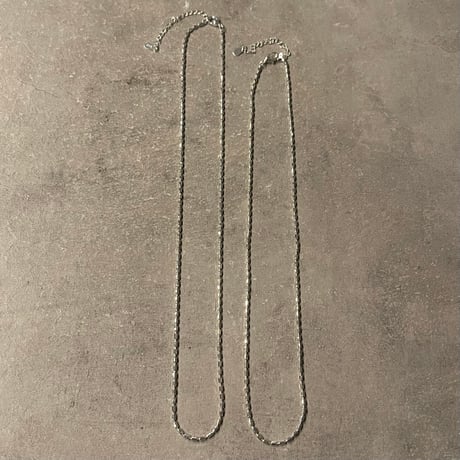 2510NC0361 / Oval chain Necklace（Silver/45cm）