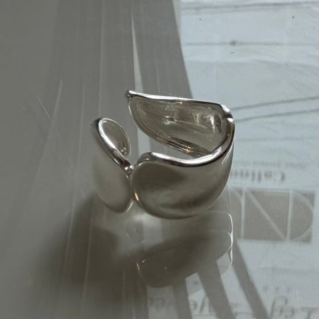 2604RG0774 / Connect wave design ring（Silver）
