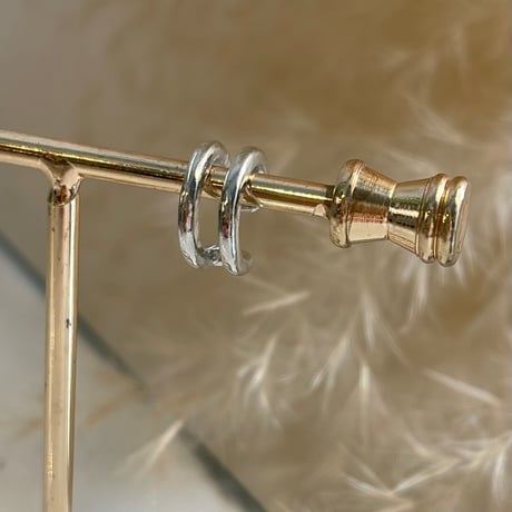 2403EC007 / Mini double line Ear Cuff（Silver）