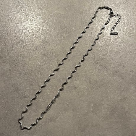 2502NC0290 / Wave chain Necklace（Silver）