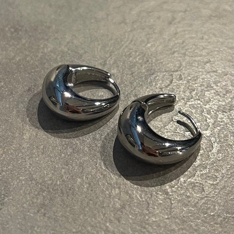 2510PR0821 / Drop hoop Pierce（Silver） | Calinou