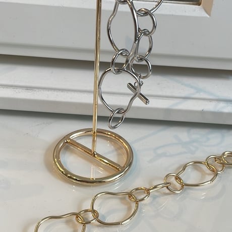 2402BR0027  / Thick Metal Link Chain Bracelet（Silver）
