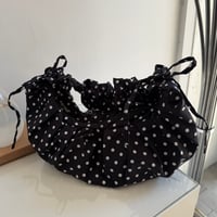 2604BG049(S) / Dot Shoulder Bag (Black)