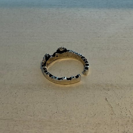 2605RG0789 / Antique flower design ring（Silver）