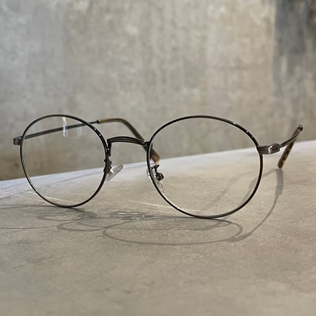 SE26SG_CA014（S） / Metal Round Frame Sunglasses (Silver/Clear)