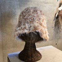 2501HW0067(S)/ Mix far knit cap（Lt.Beige Mix）