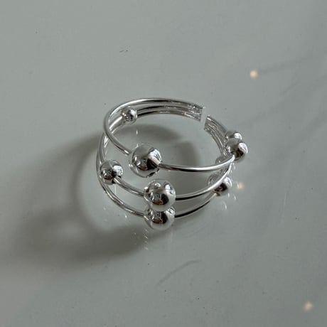 2604RG0772 / Slide ball ring（Silver）