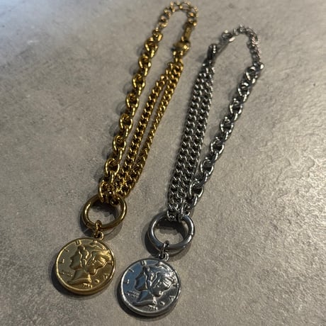 2510BR0094 / Coin Charm Bracelet（Silver）