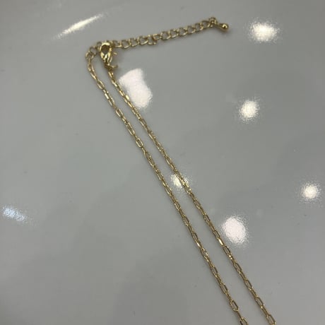 Barropue pearl bar chain Necklace (Gold) / 2212_NC0177
