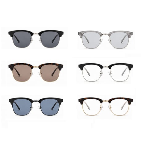 【 Select 】IM26SG0193 / Classic Browline Sunglasses (Demi/Gold/Clear)