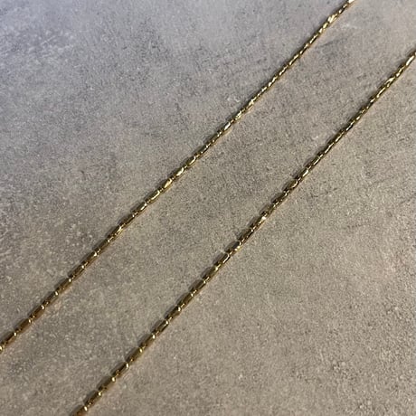 2510NC0361 / Oval chain Necklace（Gold/40cm）