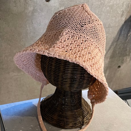 2503HW0079(S) / Wired Knit Bucket Bonnet（Pink）