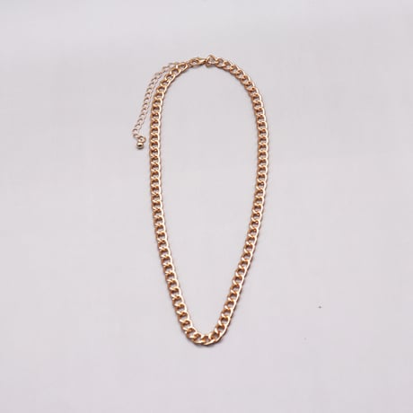 Metal Regular basic Chain Necklaces（Gold）/ 2109-NC092