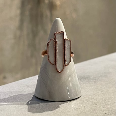 2403RG0425 / Shell design ring（PinkGold）