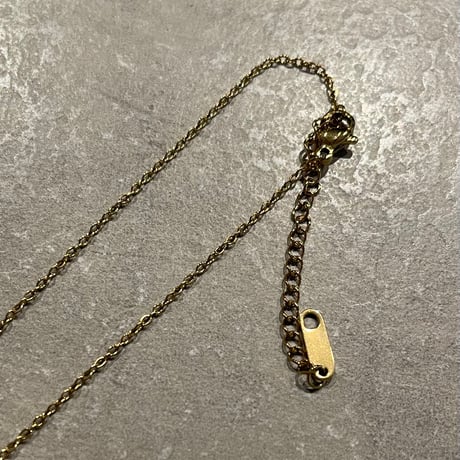 2502NC0286 / Drop motif Necklace（Gold）