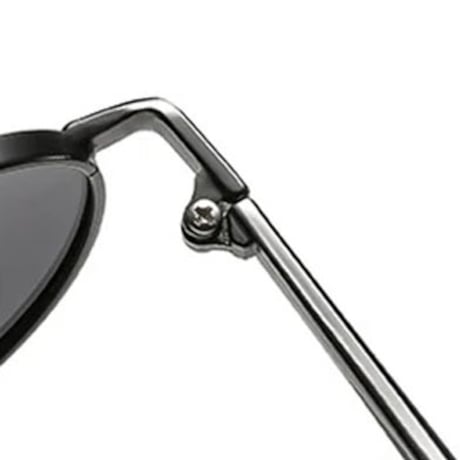 【 Select 】Retro Metal Round Sunglasses (Gold/Tea)