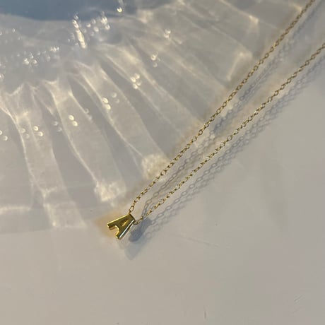 2311NC0218 / Mini initial Necklace（Gold）