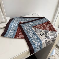 2604GS066(S)/ Satin pattern scarf（Paisley）