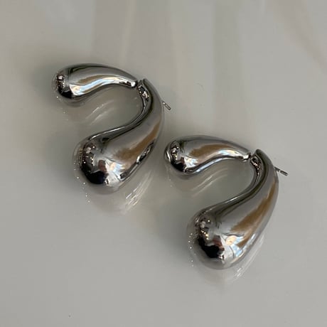 2403PR0664 /  Double drop design Pierce（Silver）