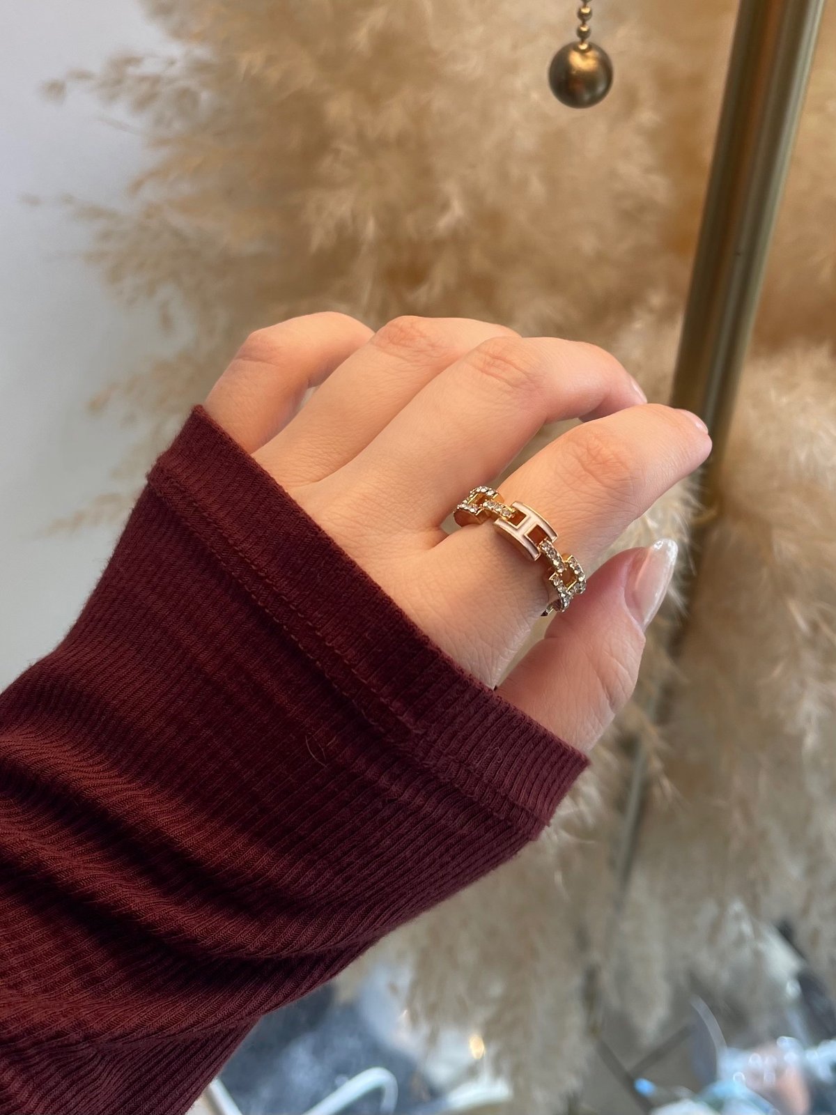 財を呼ぶ魚神アナンタ　地底から湧き上がる金運　プラクルアン　21号　指輪　リング 762 金魚真珠リング(2) 17号 | SEVEN THREE.