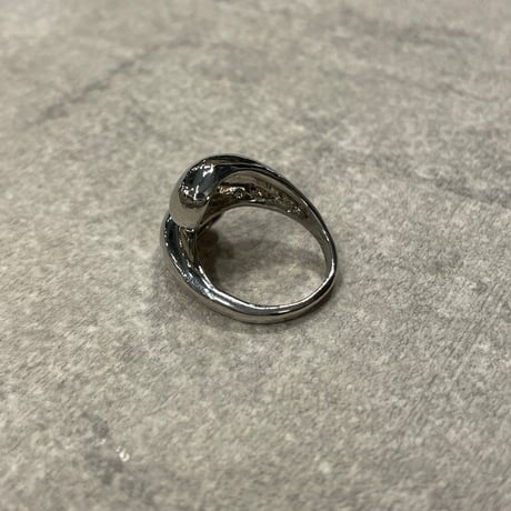 2402RG0391 / Cross drop ring（L / Silver）