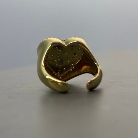 2606RG0805 / Leopard heart ring（Gold）